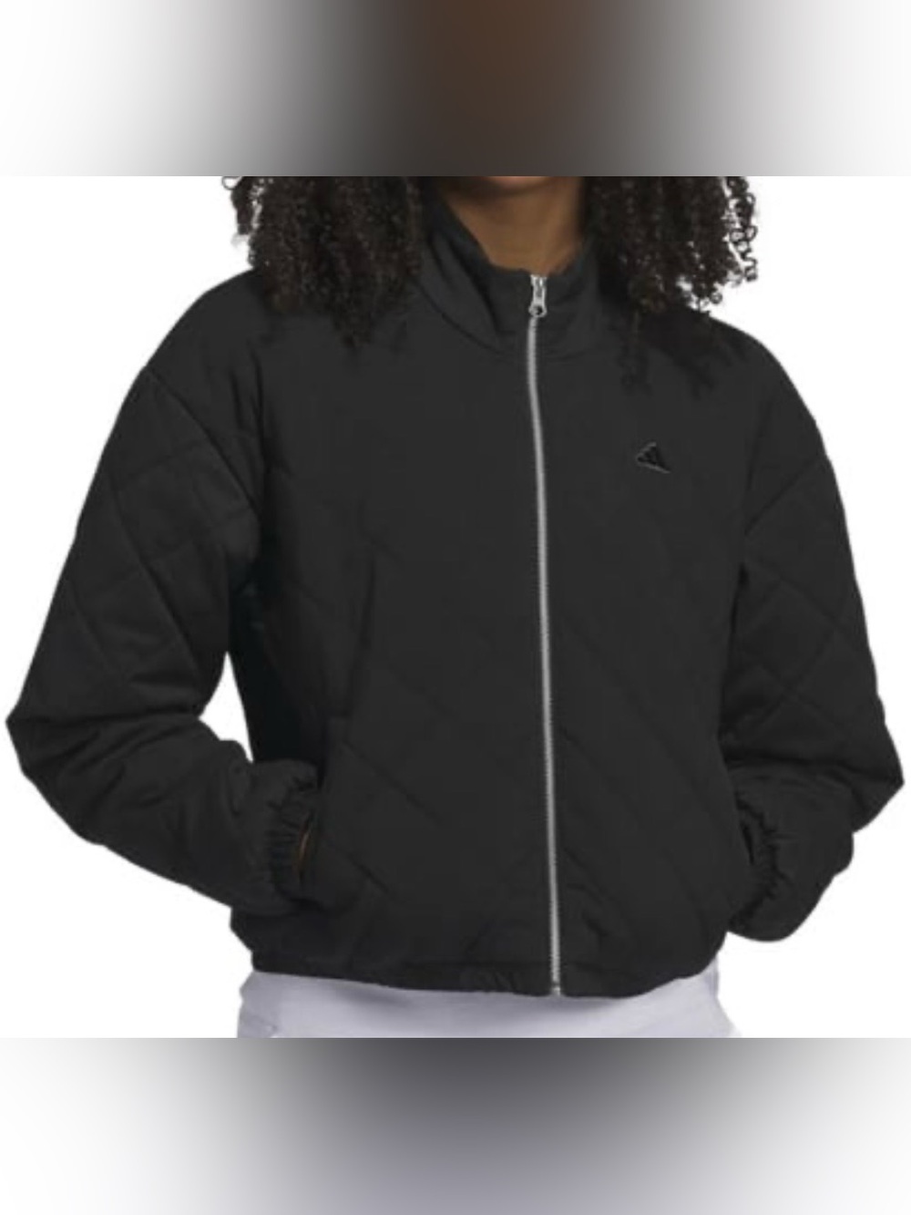 Adidas Golf Women's Go-To Quited Jacket Black Size L